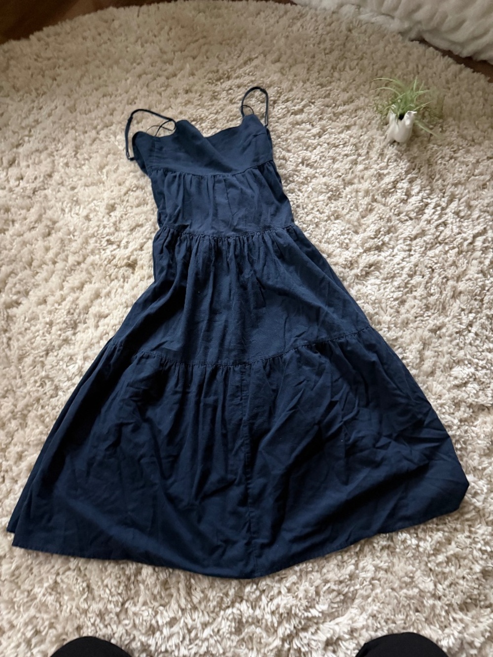 A timeless European Navy Tiered Maxi Dress among the brave unique women’s dress
